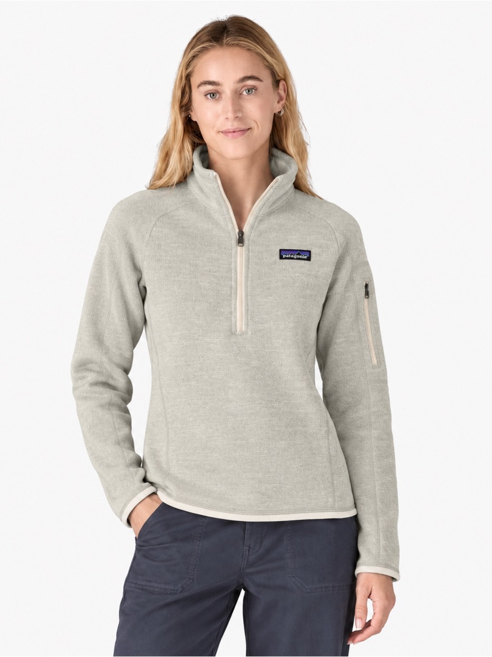 Patagonia women’s Better Sweater Quarter Zip Pullover Fleece Jacket XXS *r